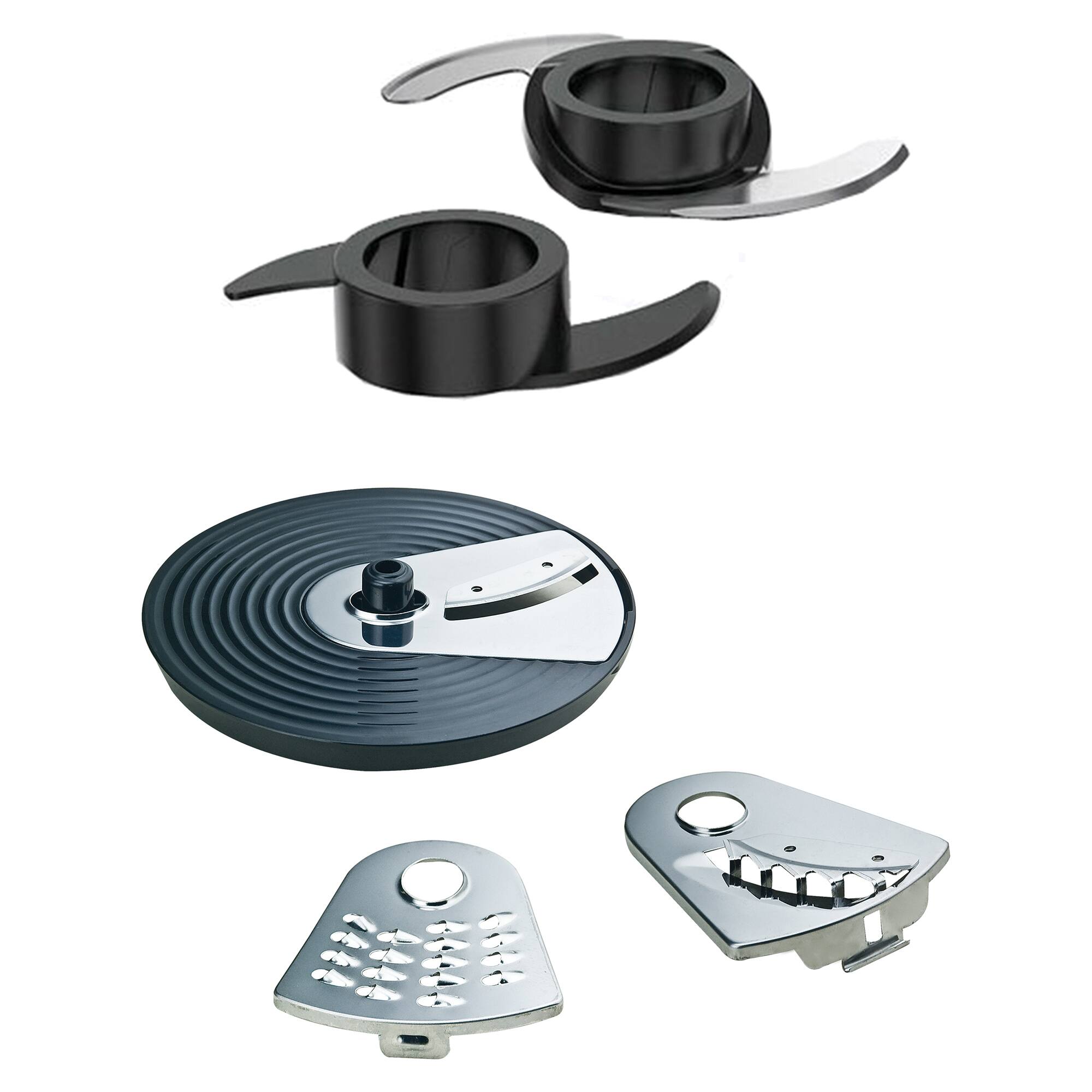 Brentwood 12-Cup 600-Watt Stainless Steel Food Processor